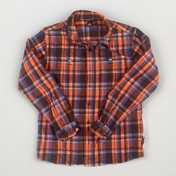 cotopaxi Other - Cotopaxi Men's Small Heavyweight Organic Cotton Flannel Shirt Blue/Red Plaid